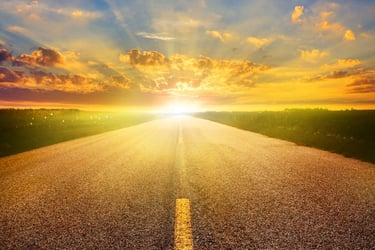 Open path sunrise horizon ian franklin uk hypnotist 