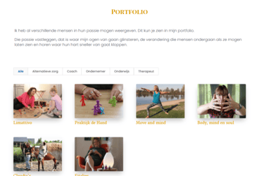 nieuwe portfolio pagina van Jij in Beeld fotografie