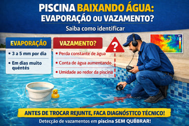 Vazamento em Piscina DF