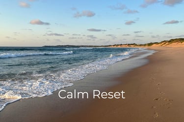 Panoramic view of a beach with waves