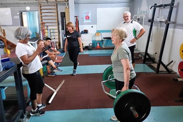 Musculation personnes agées