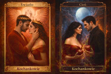 Karta kochankowie tarot podswiadomosci