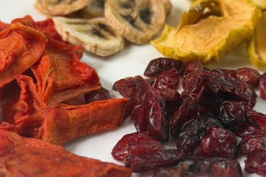 fruta deshidratada artesanalmente