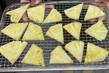 proceso de preparación de alimentos para deshidratar