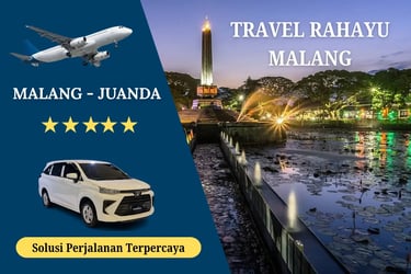 Layanan VIP harga murah, tepat waktu, rute Malang Juanda dengan mobil terbaru | Travel Rahayu Malang