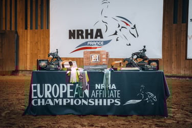 Lots à gagner de la NRHA EUROPEAN AFFILIATE CHAMPIONSHIPS