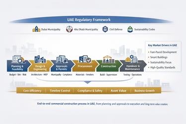 Commercial construction process in the UAE