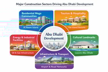 driving abu dhabi development sectors