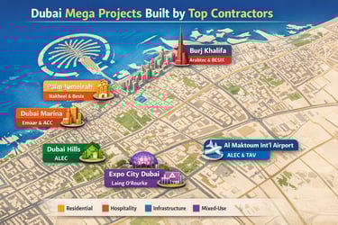 dubai iconic mega projects map