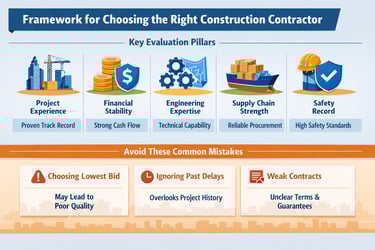framework for selecting construction contractors