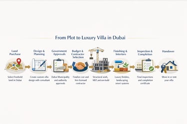 From plot to villa in Dubai