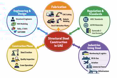structural steel construction ecosystem map in uae