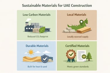 sustainable materials for uae construction
