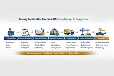 Turnkey construction process in UAE