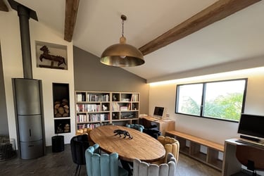 décoration pour télé travail