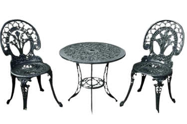 Pintura Eletrostática em moveis de jardim