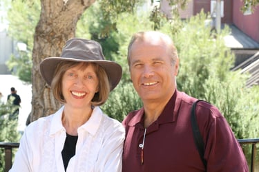 Two headshots, Anne and Bob Bradshaw