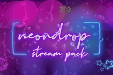 neon stream overlay