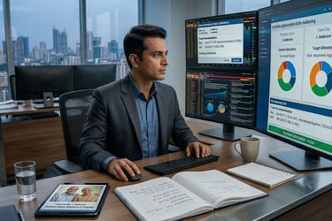 Advisor optimizing client portfolio AI generated