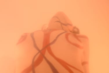 body painting, endless spiral