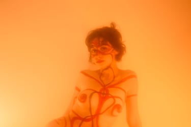 body painting, endless spiral