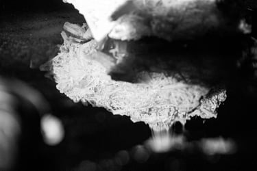 fotografia ficcional de relieves y geografias lunares