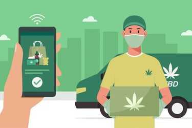 Comparison between discreet cannabis delivery and dispensary storefronts