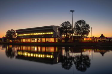 Dawn at The City Ground, Notts Forest Nottingham