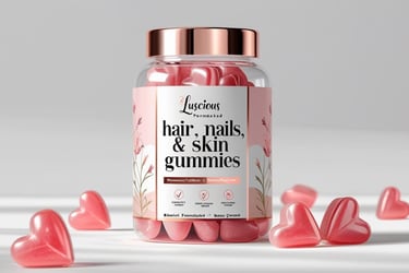 hair skin and nails gummies collagen biotin