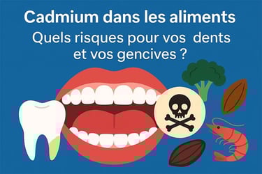 Cadmium dans les aliments danger pour les dents et les gencives hygiene-precision.com