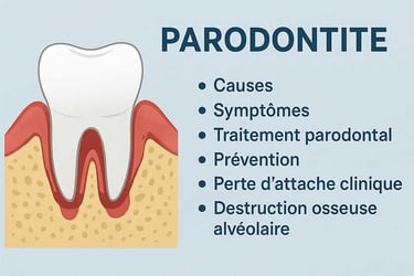 Parodontite, causes, symptômes, prévention et traitement hygiene-precision.com