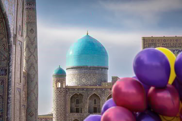 Ouzbekistan Samarcande place du Régistan