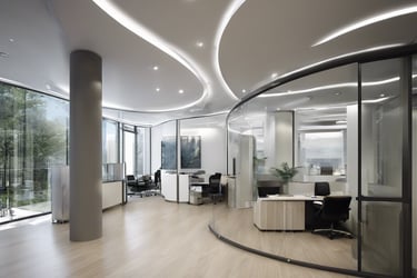 Bright living room with modern inventory