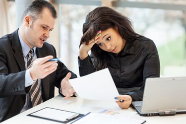 two people discussing a complex SMSF home loan