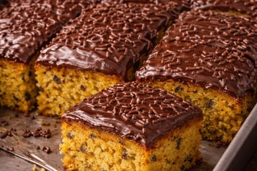 Bolo de Cenoura com Chocolate