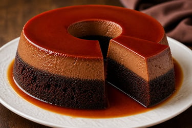 Bolo Pudim de Chocolate