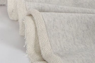 Grey Marl French Terry Fabric Swatch