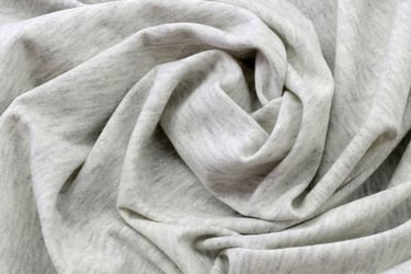 Heathered Organic Cotton Jersey Fabric Swatch