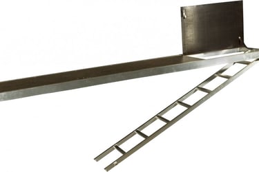 aluminija klajs ar luku un kapnem 2.5m