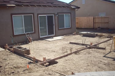 patio room foundation