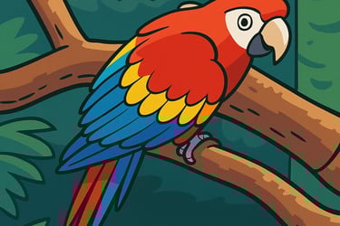 Picture Swap Puzzle Parrot 