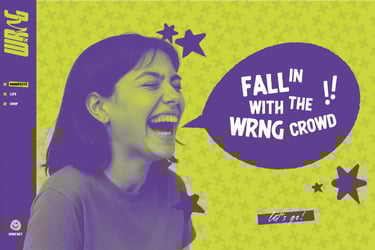 An image of the home page for the WRNG website