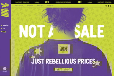 An image of the shop for the WRNG website