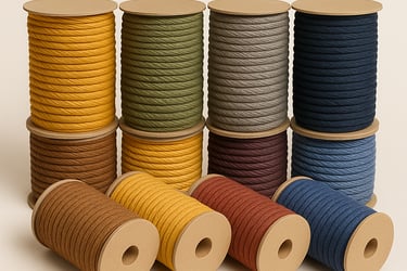 Eco paper rope – braided paper yarn rope