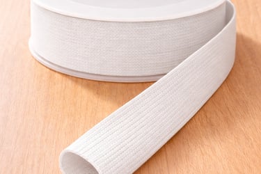 White tubular double-layer woven paper ribbon roll with hollow structure by Hanxia Factory