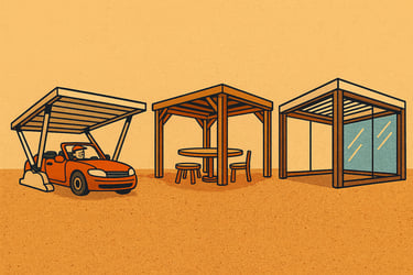 Carport e pergole bioclimatiche