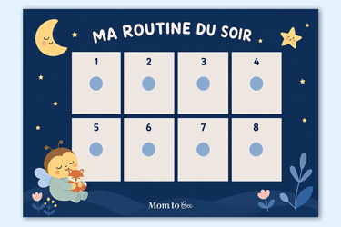 Routine du soir à télécharger sommeil