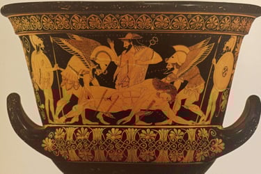 Attic red-figure krater by Euphronios Painter 550 – 500 BC
