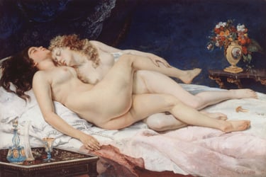 Le Sommeil by Gustave Courbet, 1966