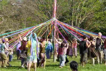 Spellbound Ceremonies May pole Pagan ritual